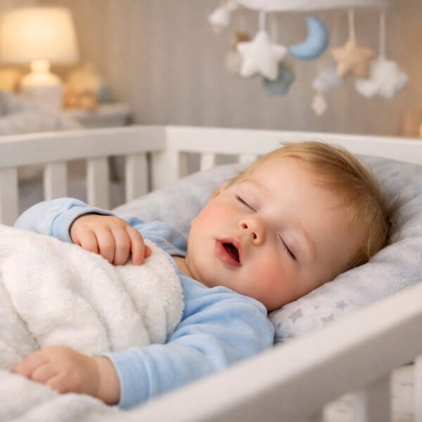 Baby schläft mit offenem Mund – was steckt dahinter?