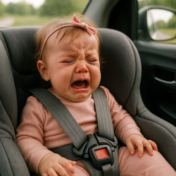 Dein Baby schreit beim Autofahren? – Entspannt unterwegs mit diesen 5 Tricks