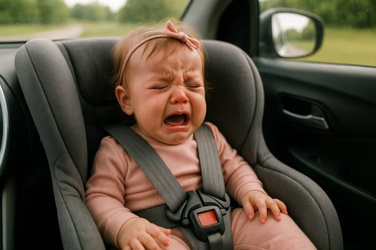 Dein Baby schreit beim Autofahren? – Entspannt unterwegs mit diesen 5 Tricks